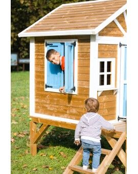 Caseta infantil de fusta per panells Masgames VISBY elevada 60 cm