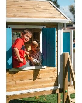 Caseta infantil de fusta per panells Masgames VISBY elevada 90 cm