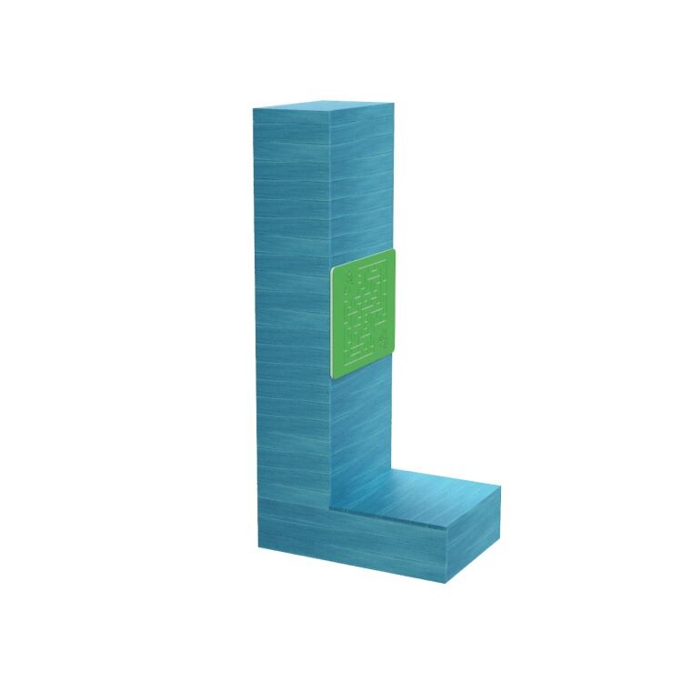 Lletres Gegants Masgames ALPHAPLAY amb panell de jocs pintades