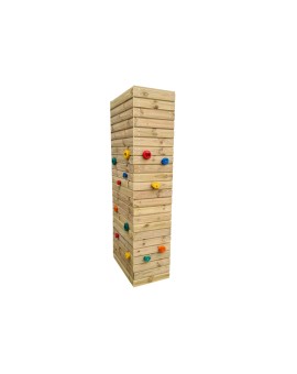 Lletres Gegants Masgames ALPHAPLAY amb pedres d'escalada color natural