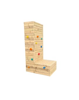 Lletres Gegants Masgames ALPHAPLAY amb pedres d'escalada color natural