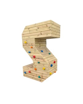 Lletres Gegants Masgames ALPHAPLAY amb pedres d'escalada color natural