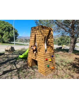 Lletres Gegants Masgames ALPHAPLAY amb tobogan color natural