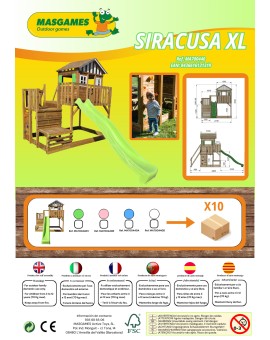 Parc infantil MASGAMES SIRACUSA XL