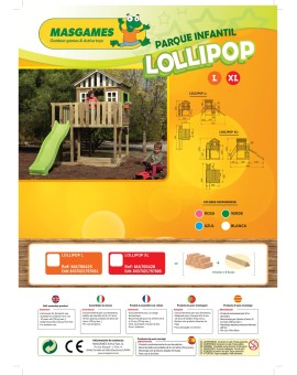 Parc infantil Masgames LOLLIPOP L