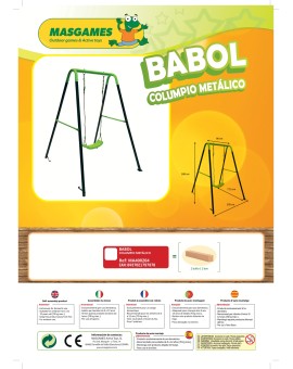 Gronxador individual metàl·lic Masgames BABOL