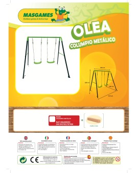 Gronxador doble metàl·lic Masgames OLEA