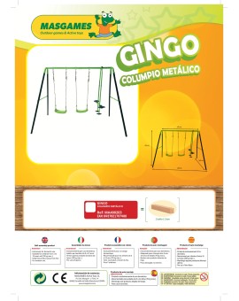 Gronxador triple metàl·lic Masgames GINGO
