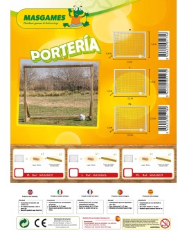 Porteria de fusta MASGAMES L
