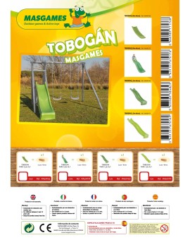 Rampa de tobogan MASGAMES S (altura 60 cm)
