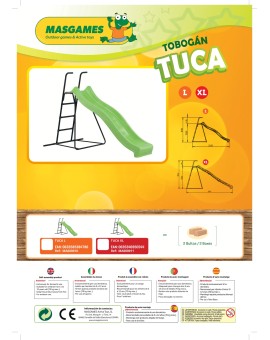 Tobogan de metall Masgames TUCA L