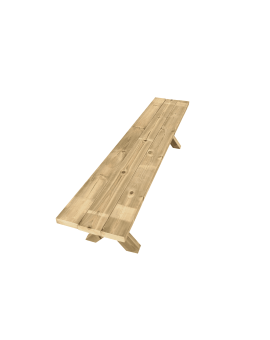 Banc de fusta MASGAMES XERTA 180 cm