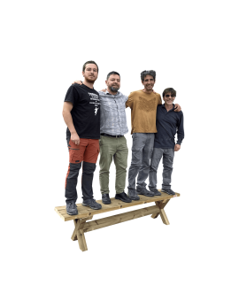 Banc de fusta MASGAMES XERTA 180 cm