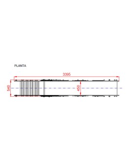 Tobogan COCODRIL Gran 136 cm