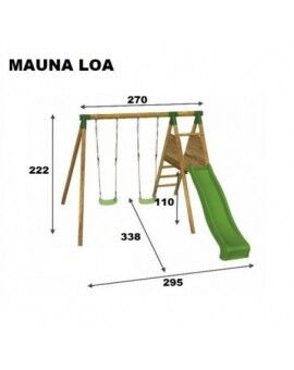 Parc infantil Masgames MAUNA LOA L (fusta rodona)