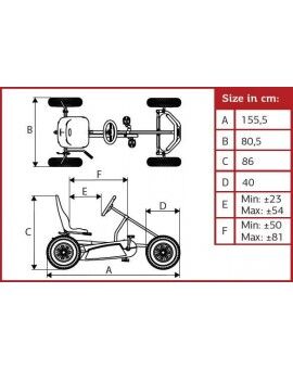 Kart de pedals BERG B.Pure Blue BFR