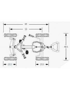 Cotxe de pedals BERG Buzzy Bloom 2 en 1