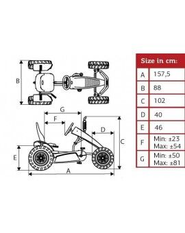 Kart de pedals BERG Claas BFR