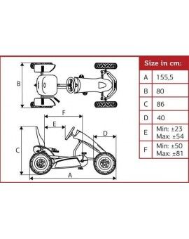 Kart de pedals BERG Black Edition BFR-3