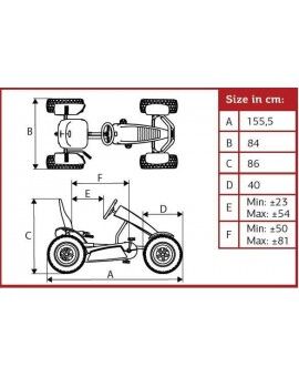 Kart de pedals BERG X-Plore BFR-3