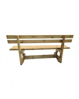 Banc de fusta amb respatller MASGAMES VIC