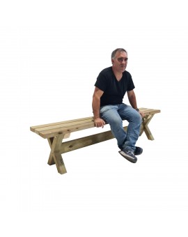 Banc de fusta MASGAMES XERTA 180 cm