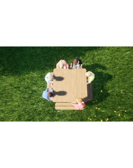 Taula de picnic infantil MASGAMES PERSIC