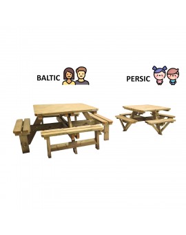 Taula de picnic infantil MASGAMES PERSIC