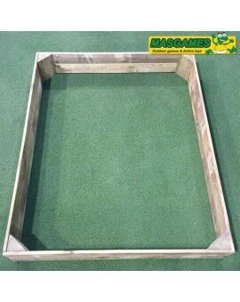 Sorral de fusta Masgames BASIC Rectangular amb coberta de lona
