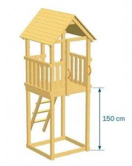 Parc infantil Masgames KIOSK XL amb Challenger
