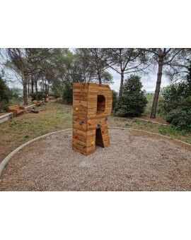 Lletres Gegants Masgames ALPHAPLAY amb pedres d'escalada color natural