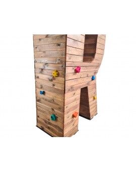 Lletres Gegants Masgames ALPHAPLAY amb pedres d'escalada color natural