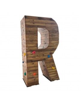 Lletres Gegants Masgames ALPHAPLAY amb pedres d'escalada pintades