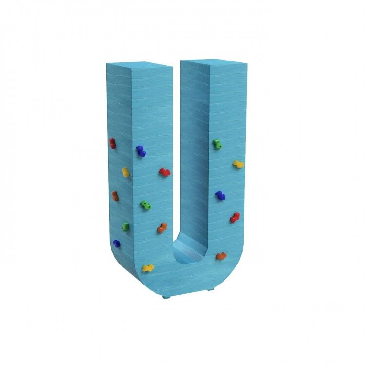 Lletres Gegants Masgames ALPHAPLAY amb pedres d'escalada pintades