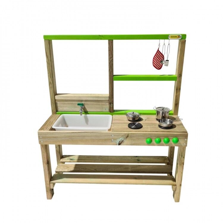 Cuineta infantil de fusta per a l'exterior Masgames SPICY