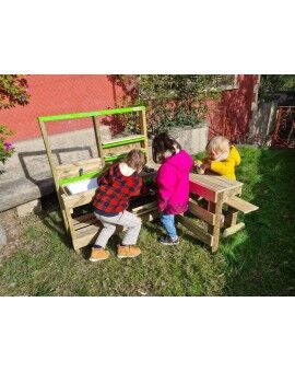 Cuineta infantil de fusta per a l'exterior Masgames SPICY Delicious Horeca