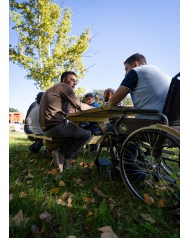 Taula de picnic adaptada MASGAMES LYON