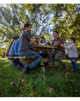 Taula de picnic MASGAMES MUNICH XL 235 cm llarg