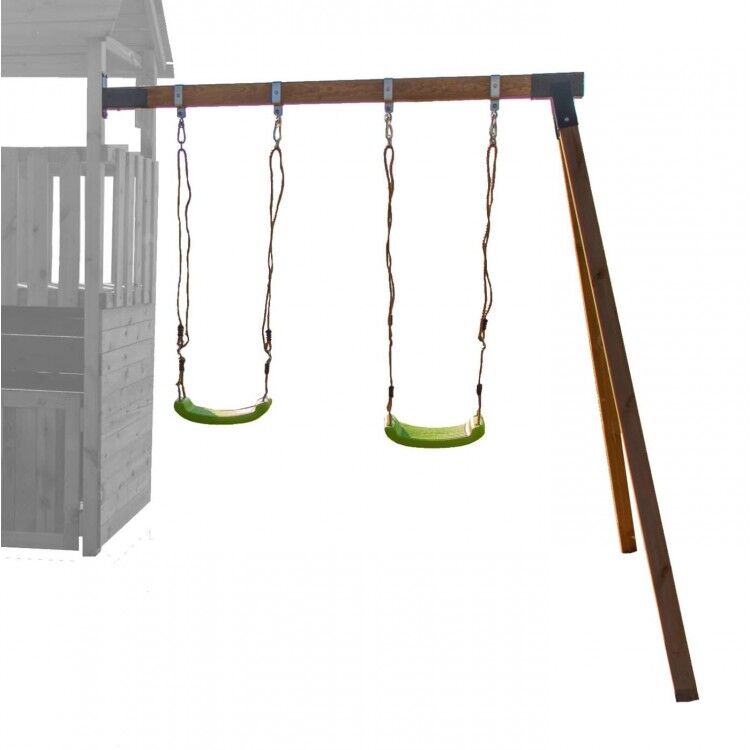 Gronxador recolzat doble per a parcs infantils MASGAMES