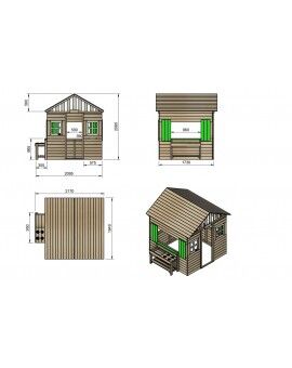 Caseta de fusta Masgames LOLLIPOP XXL Horeca + Cuineta