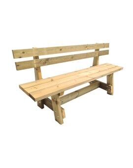 Taula de fusta exterior MASGAMES CALELLA amb bancs amb respatller MASGAMES VIC