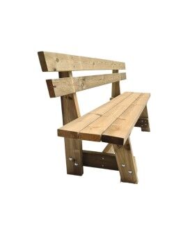 Taula de fusta exterior MASGAMES CALELLA amb bancs amb respatller MASGAMES VIC