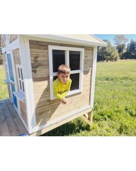 Caseta infantil de fusta per panells Masgames VISBY elevada 60 cm