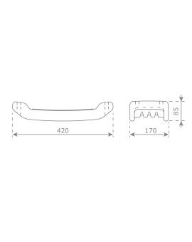 Kit per fer un gronxador amb corners rodons rectes