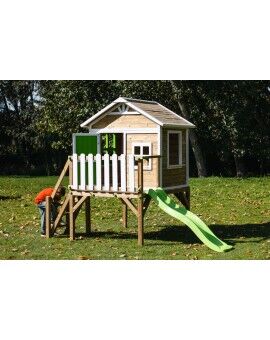 Caseta infantil de fusta per panells Masgames FLAM elevada 90 cm