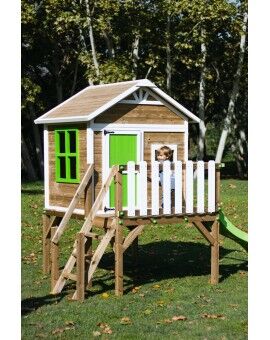 Caseta infantil de fusta per panells Masgames FLAM elevada 90 cm