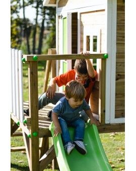 Caseta infantil de fusta per panells Masgames FLAM elevada 90 cm